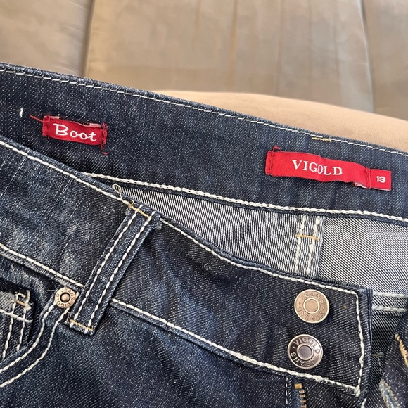Vigold boot cut jeans, size 13, NWT - Picture 3 of 4